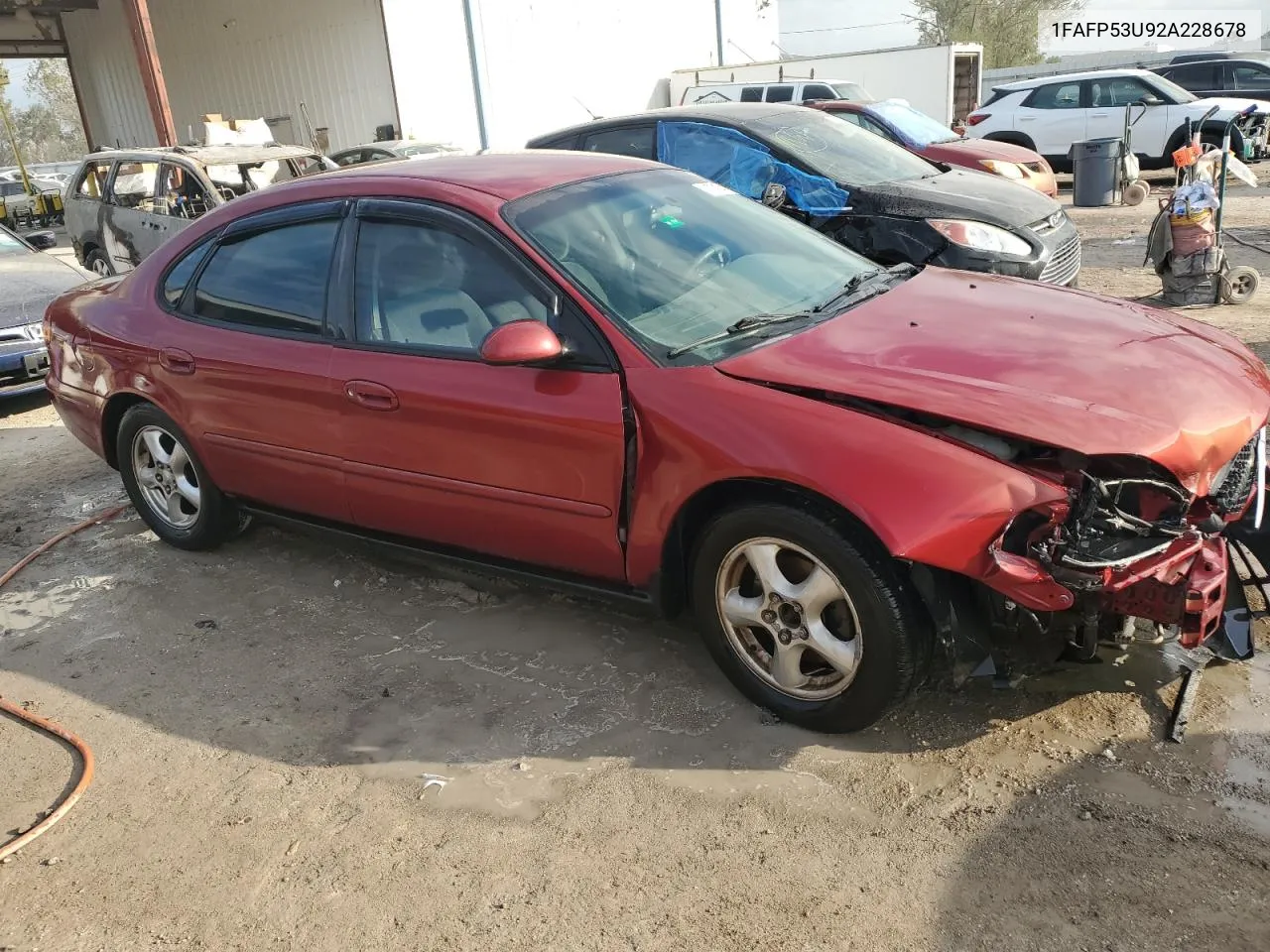 2002 Ford Taurus Se VIN: 1FAFP53U92A228678 Lot: 75174134