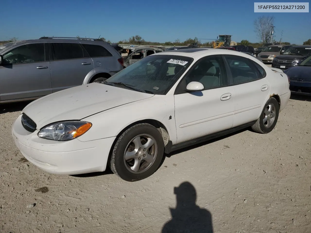 2002 Ford Taurus Ses VIN: 1FAFP55212A271200 Lot: 75715244