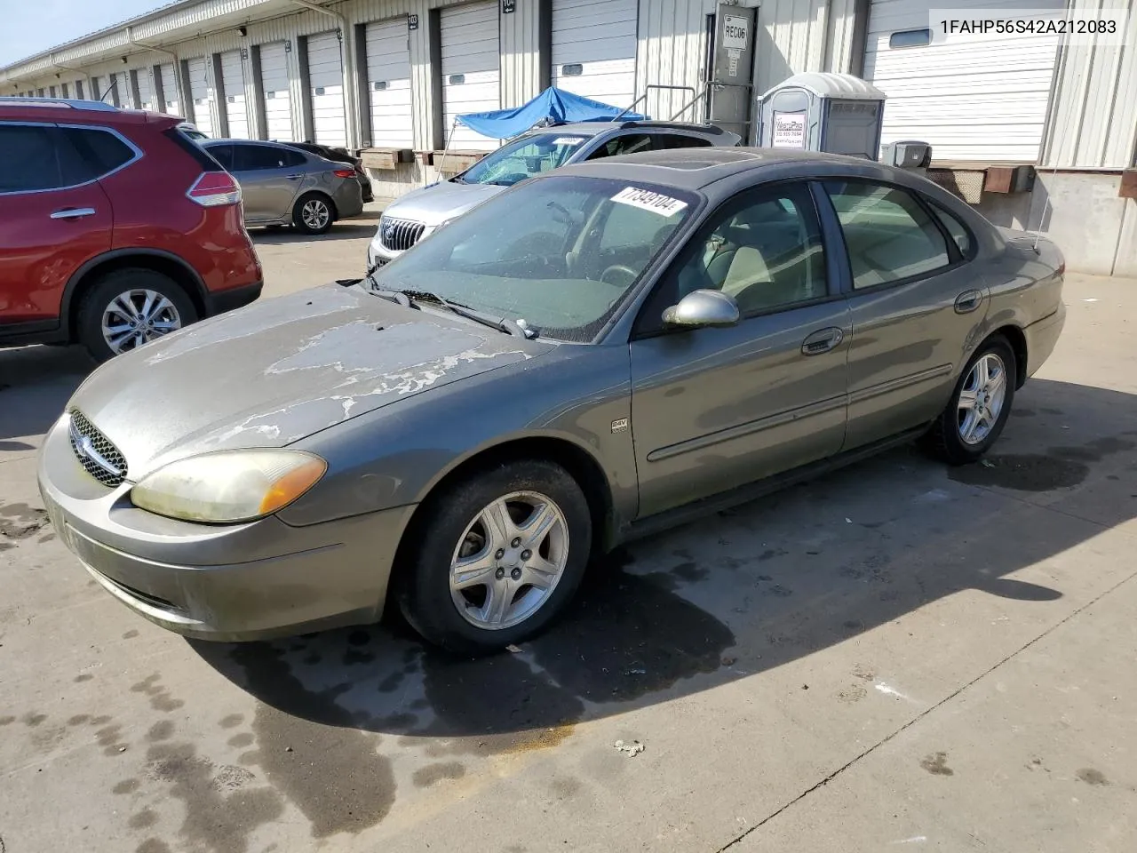 2002 Ford Taurus Sel VIN: 1FAHP56S42A212083 Lot: 77349104