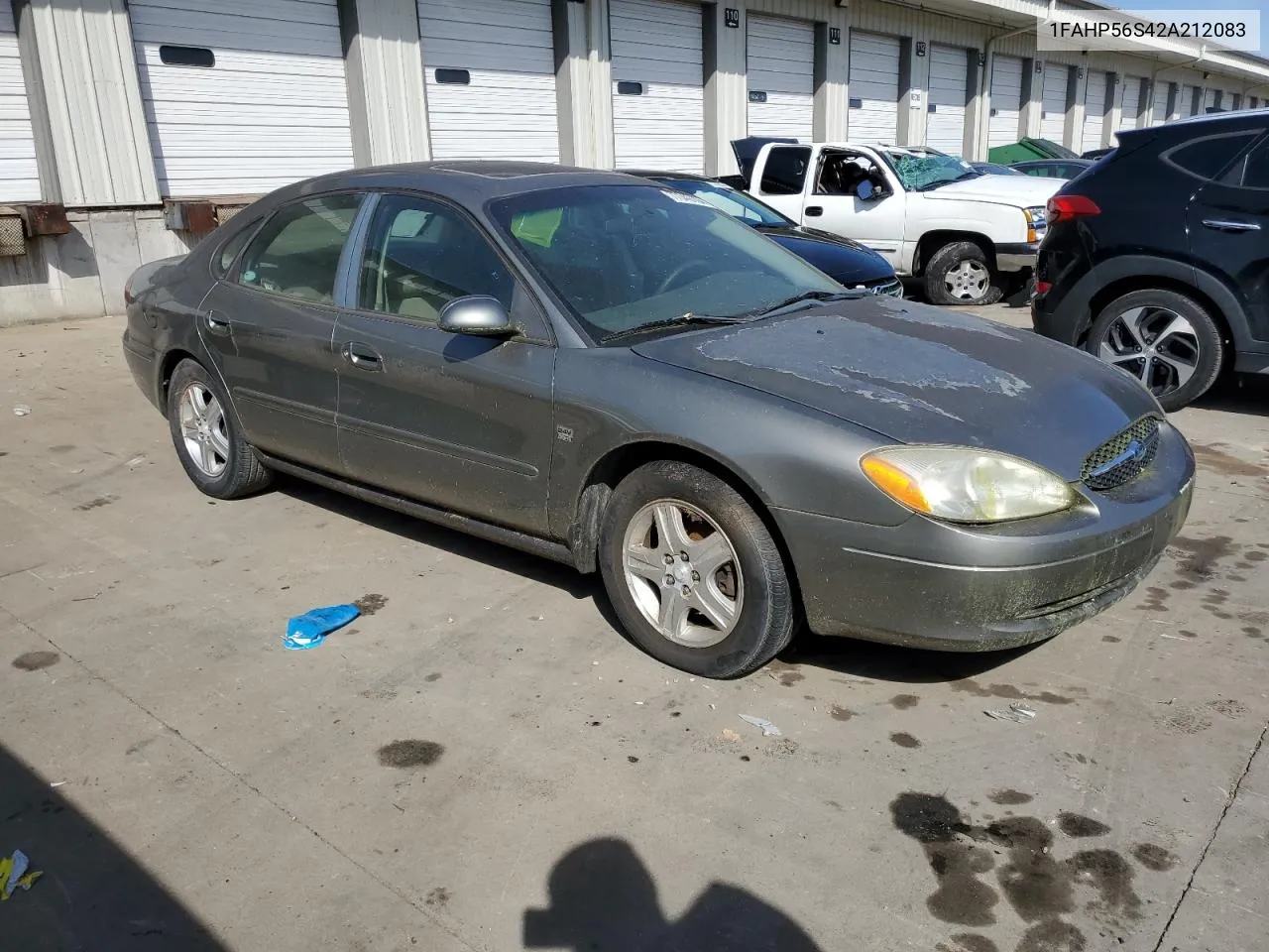 2002 Ford Taurus Sel VIN: 1FAHP56S42A212083 Lot: 77349104