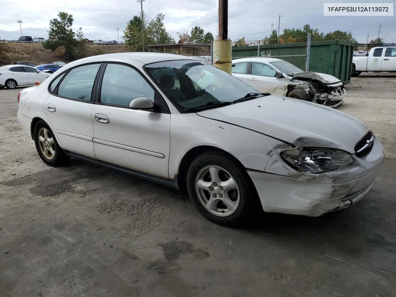 2002 Ford Taurus Se VIN: 1FAFP53U12A113072 Lot: 78263644