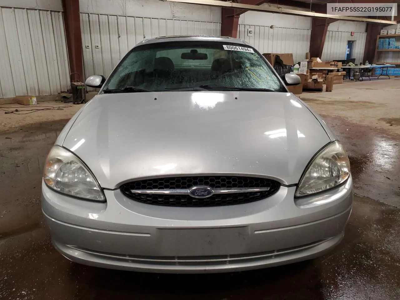 2002 Ford Taurus Ses VIN: 1FAFP55S22G195077 Lot: 80061494