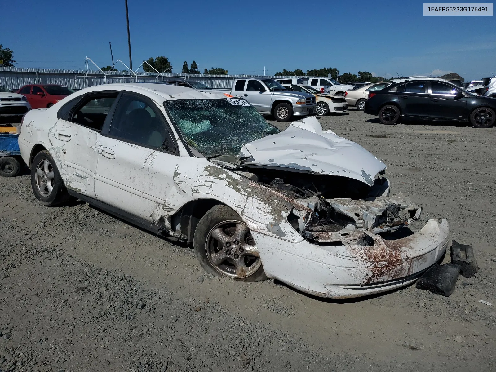 2003 Ford Taurus Ses VIN: 1FAFP55233G176491 Lot: 52938364