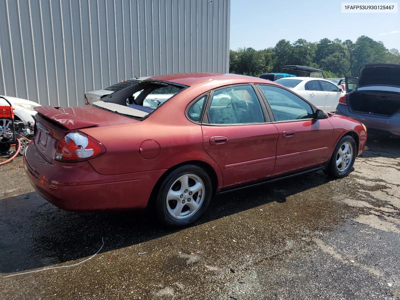 2003 Ford Taurus Se VIN: 1FAFP53U93G125467 Lot: 67954704