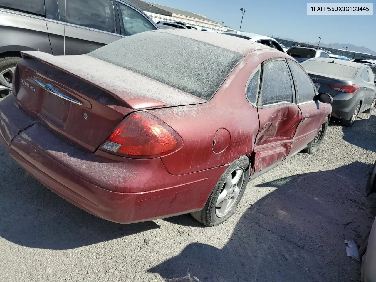 2003 Ford Taurus Ses VIN: 1FAFP55UX3G133445 Lot: 67984604