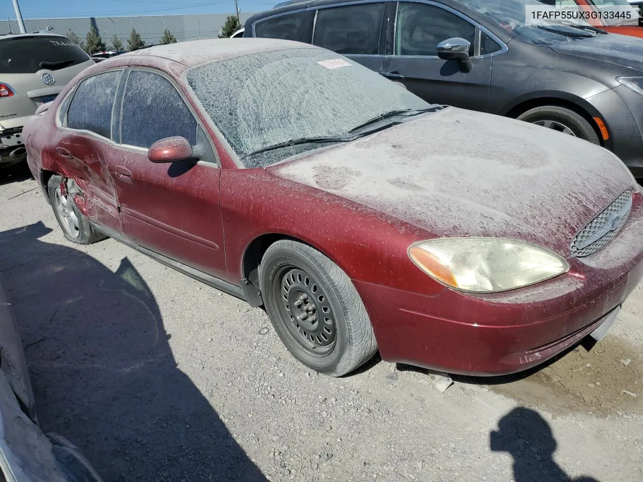 2003 Ford Taurus Ses VIN: 1FAFP55UX3G133445 Lot: 67984604