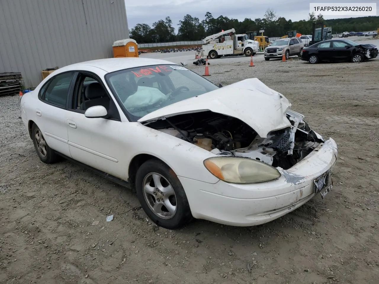 2003 Ford Taurus Se VIN: 1FAFP532X3A226020 Lot: 69973744