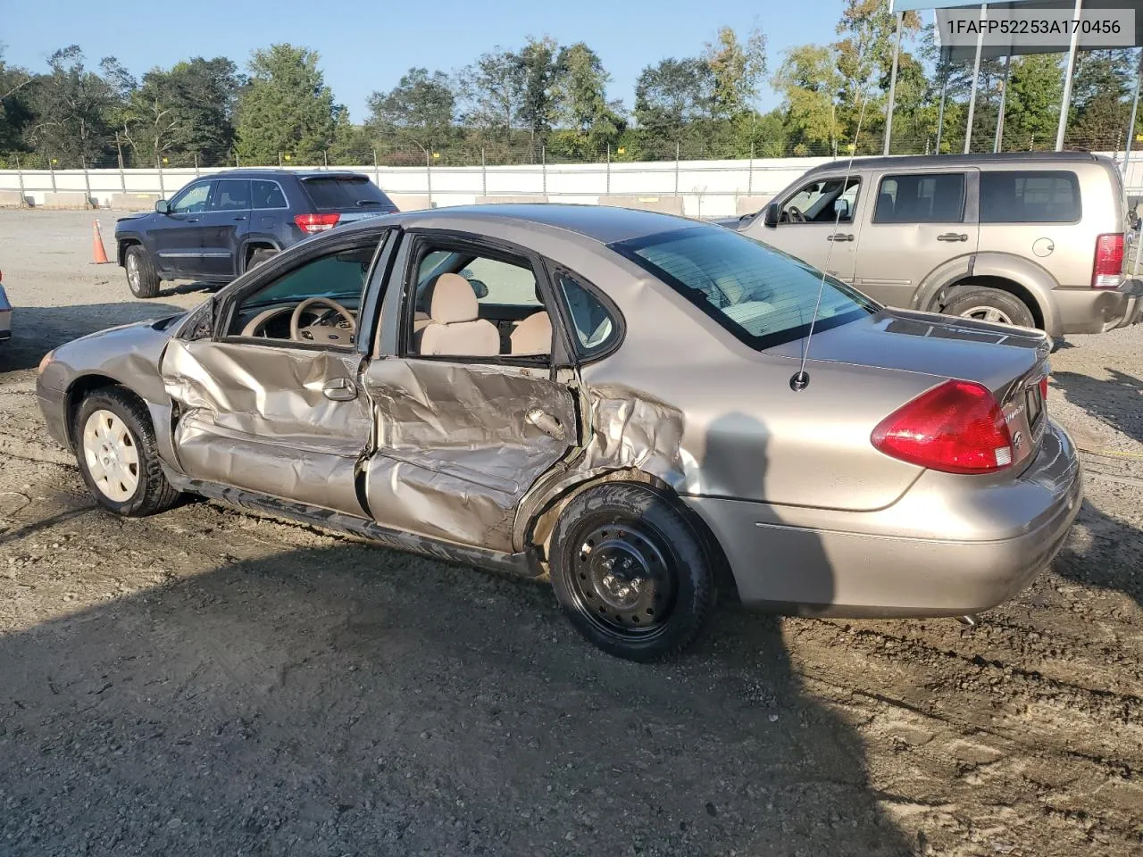 2003 Ford Taurus Lx VIN: 1FAFP52253A170456 Lot: 70009824