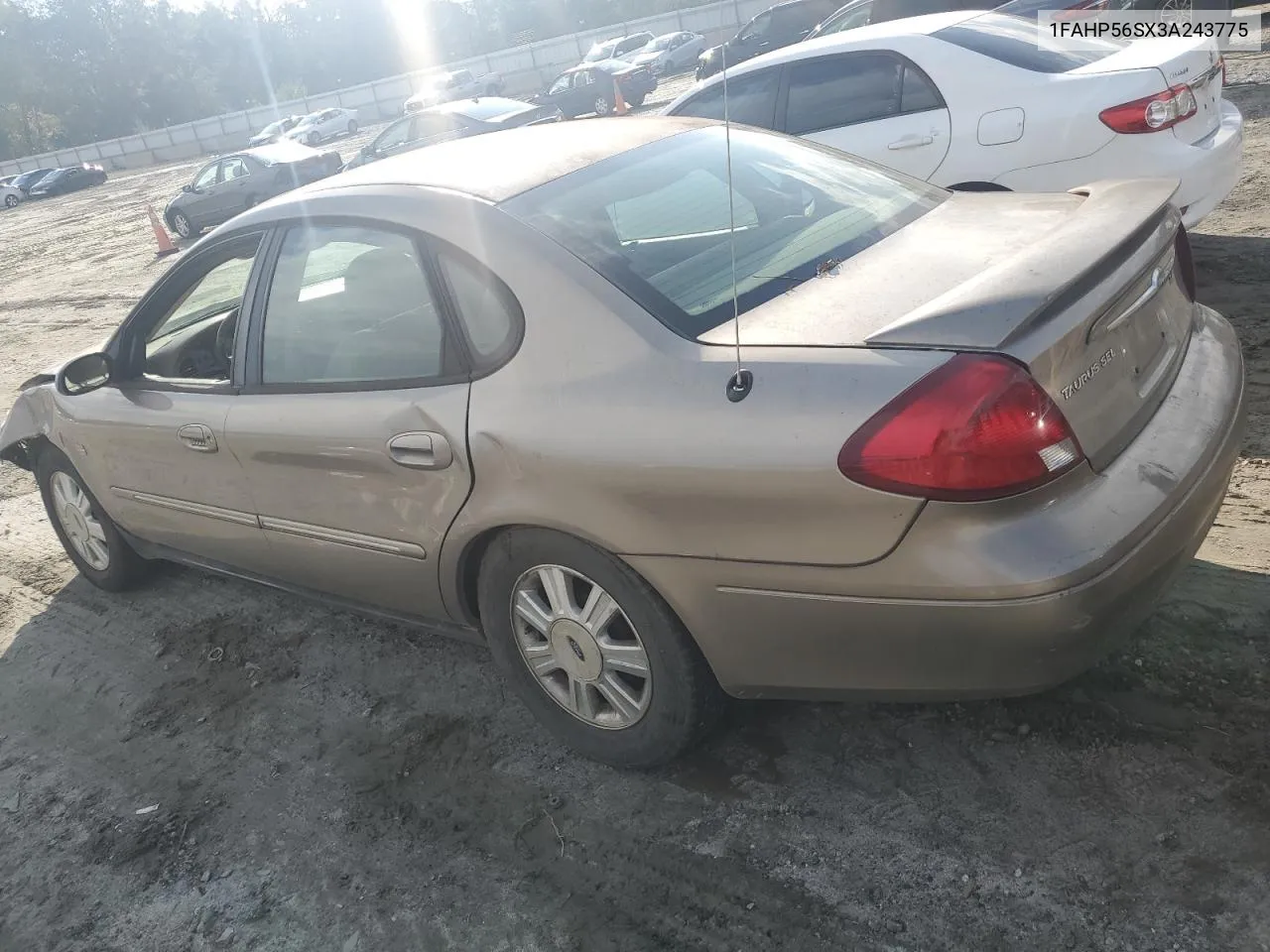 2003 Ford Taurus Sel VIN: 1FAHP56SX3A243775 Lot: 72245394