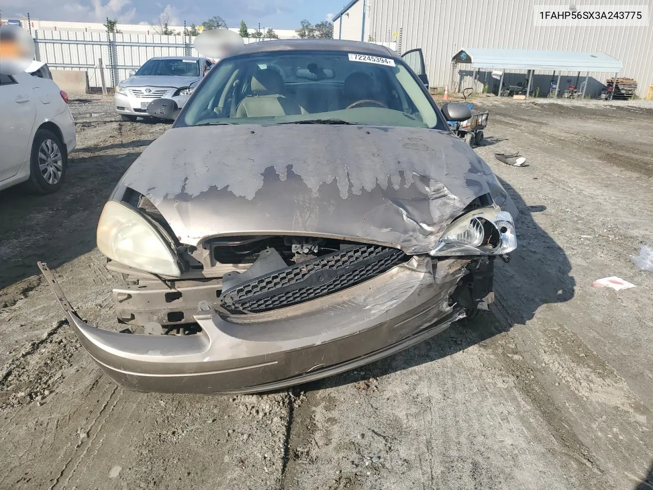 1FAHP56SX3A243775 2003 Ford Taurus Sel