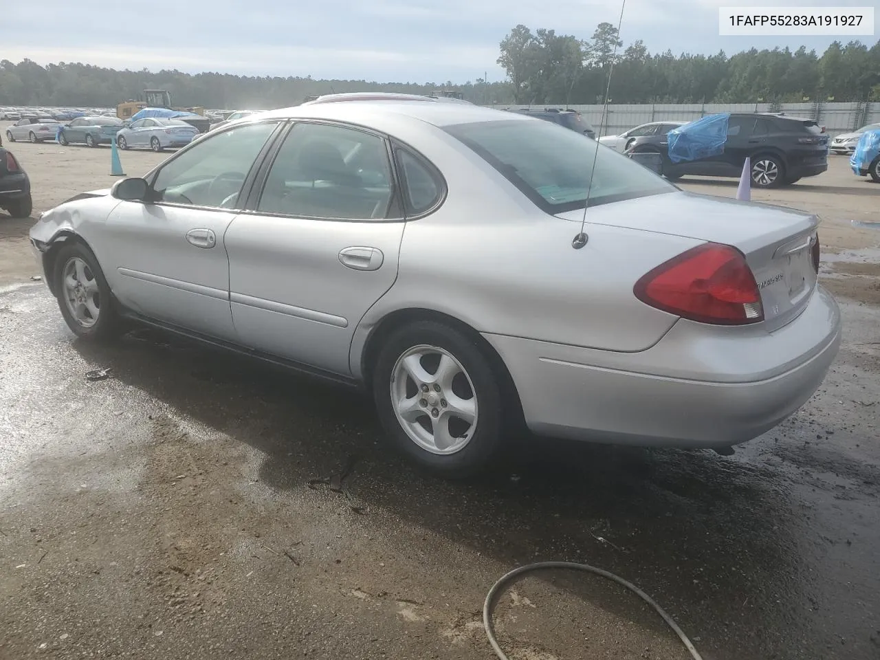 2003 Ford Taurus Ses VIN: 1FAFP55283A191927 Lot: 72889174