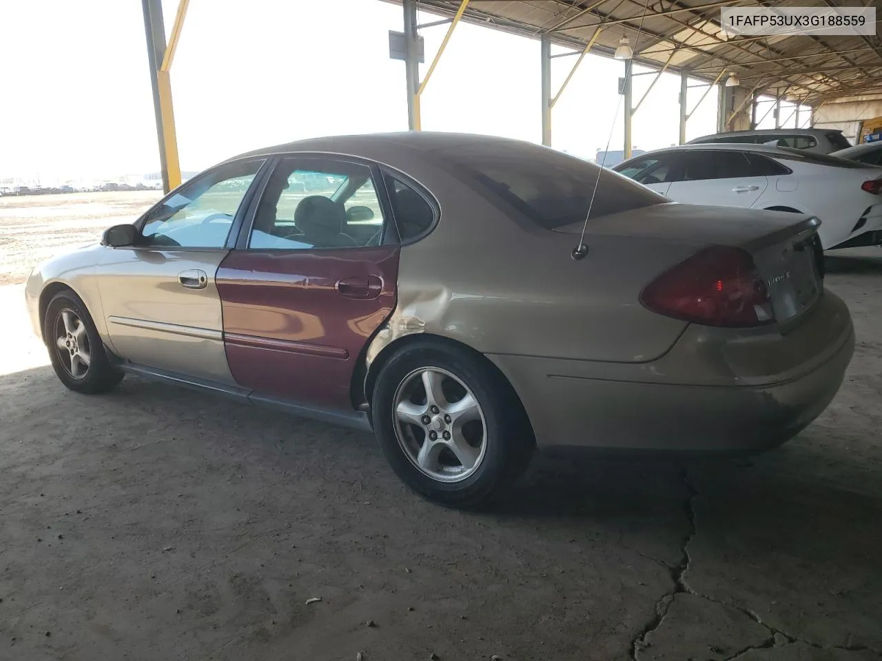 2003 Ford Taurus Se VIN: 1FAFP53UX3G188559 Lot: 72965234