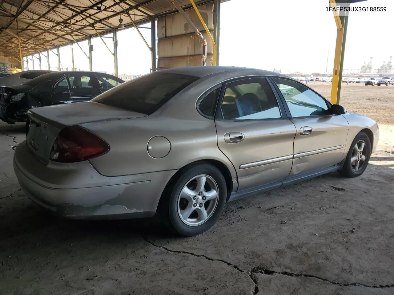 2003 Ford Taurus Se VIN: 1FAFP53UX3G188559 Lot: 72965234