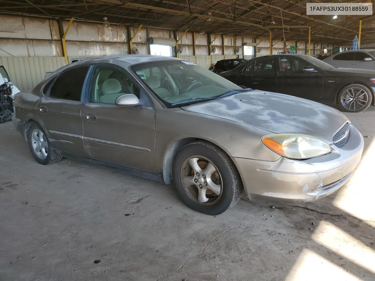 2003 Ford Taurus Se VIN: 1FAFP53UX3G188559 Lot: 72965234