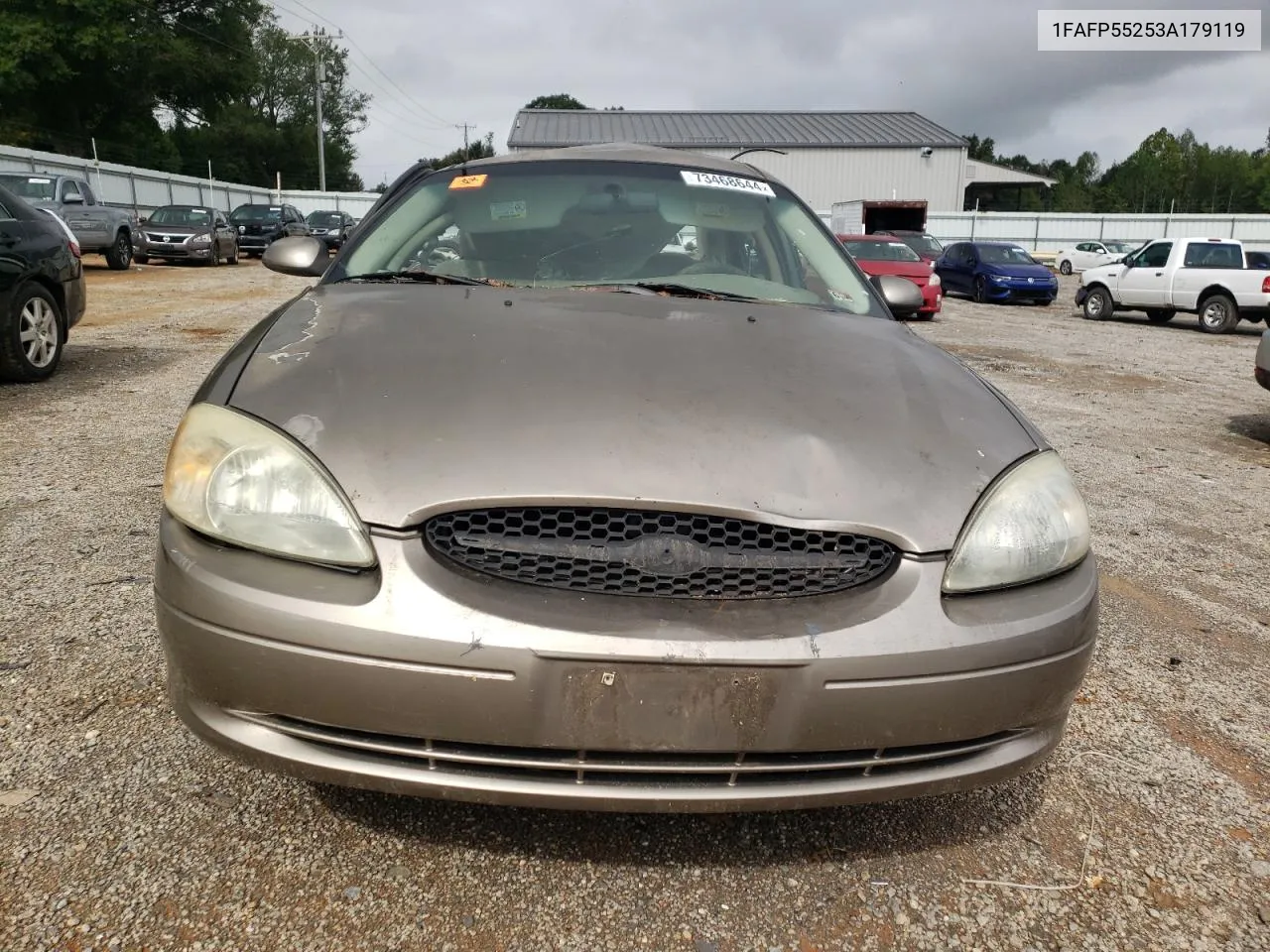 2003 Ford Taurus Ses VIN: 1FAFP55253A179119 Lot: 73468644