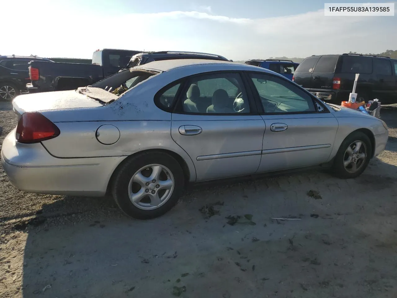 2003 Ford Taurus Ses VIN: 1FAFP55U83A139585 Lot: 73881354