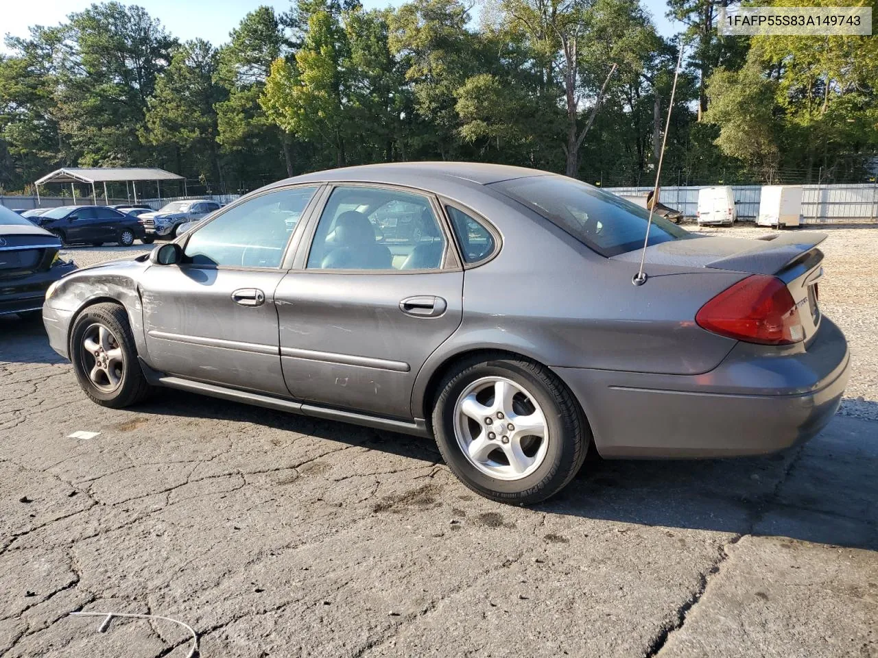 2003 Ford Taurus Ses VIN: 1FAFP55S83A149743 Lot: 74504984