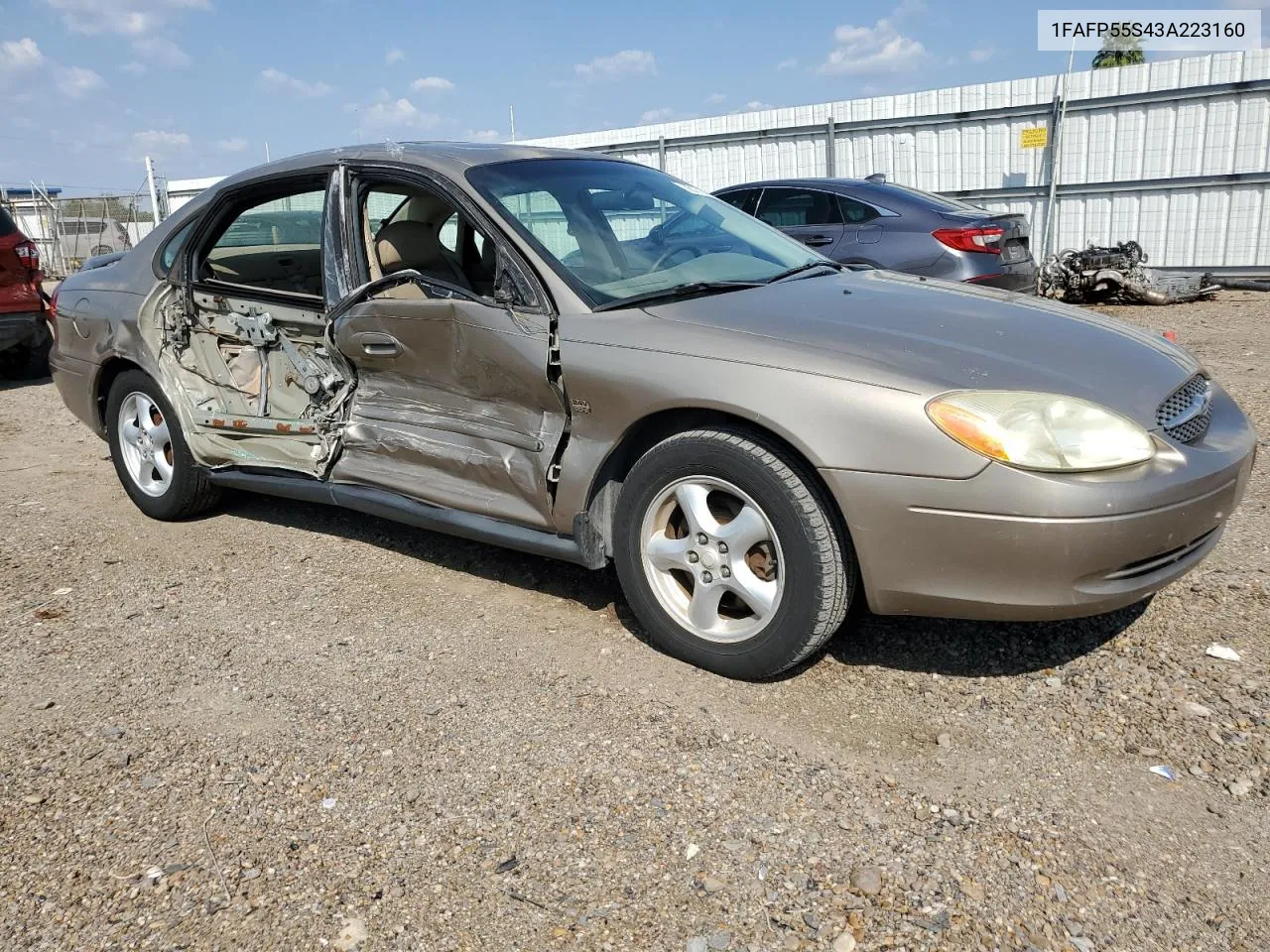 2003 Ford Taurus Ses VIN: 1FAFP55S43A223160 Lot: 75171444