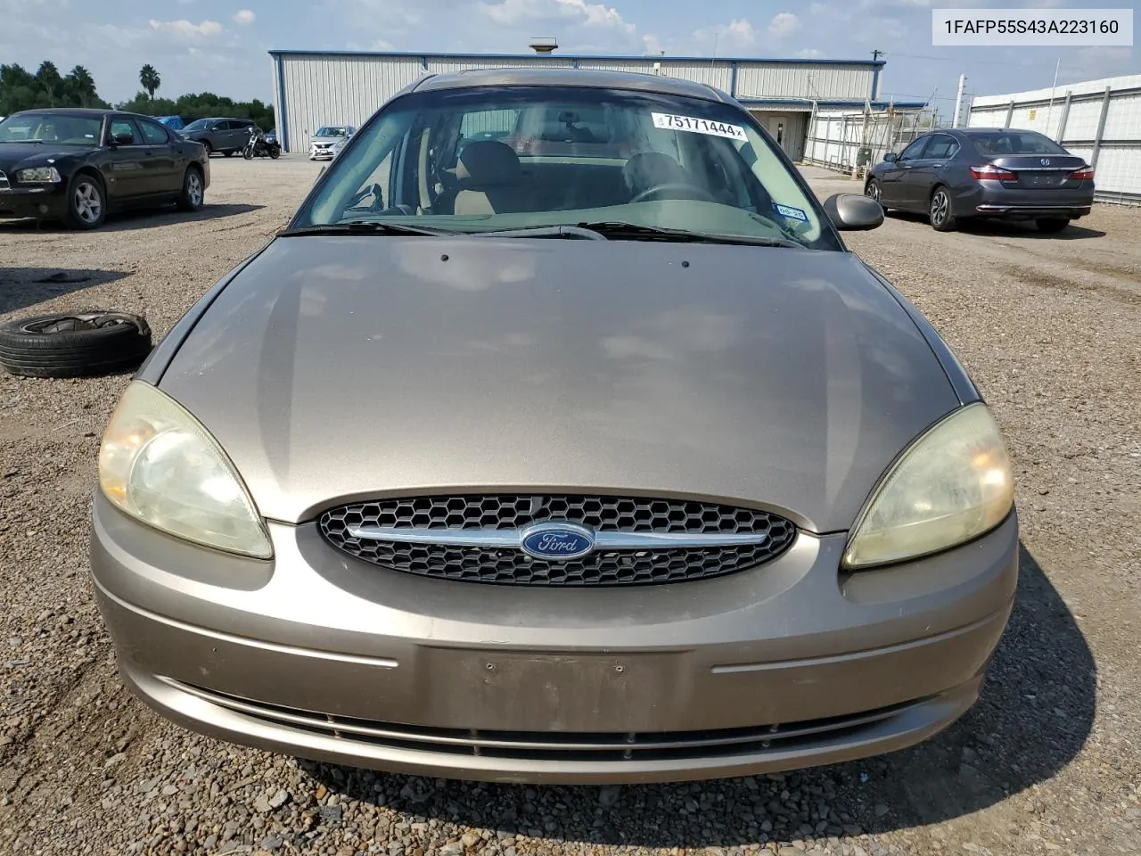 2003 Ford Taurus Ses VIN: 1FAFP55S43A223160 Lot: 75171444