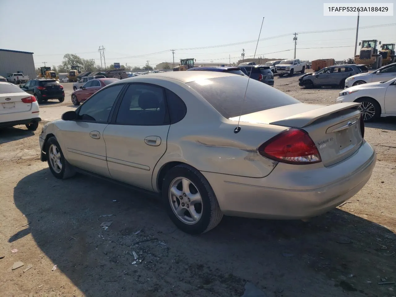 2003 Ford Taurus Se VIN: 1FAFP53263A188429 Lot: 75481664