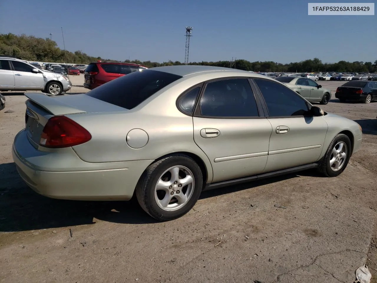 2003 Ford Taurus Se VIN: 1FAFP53263A188429 Lot: 75481664