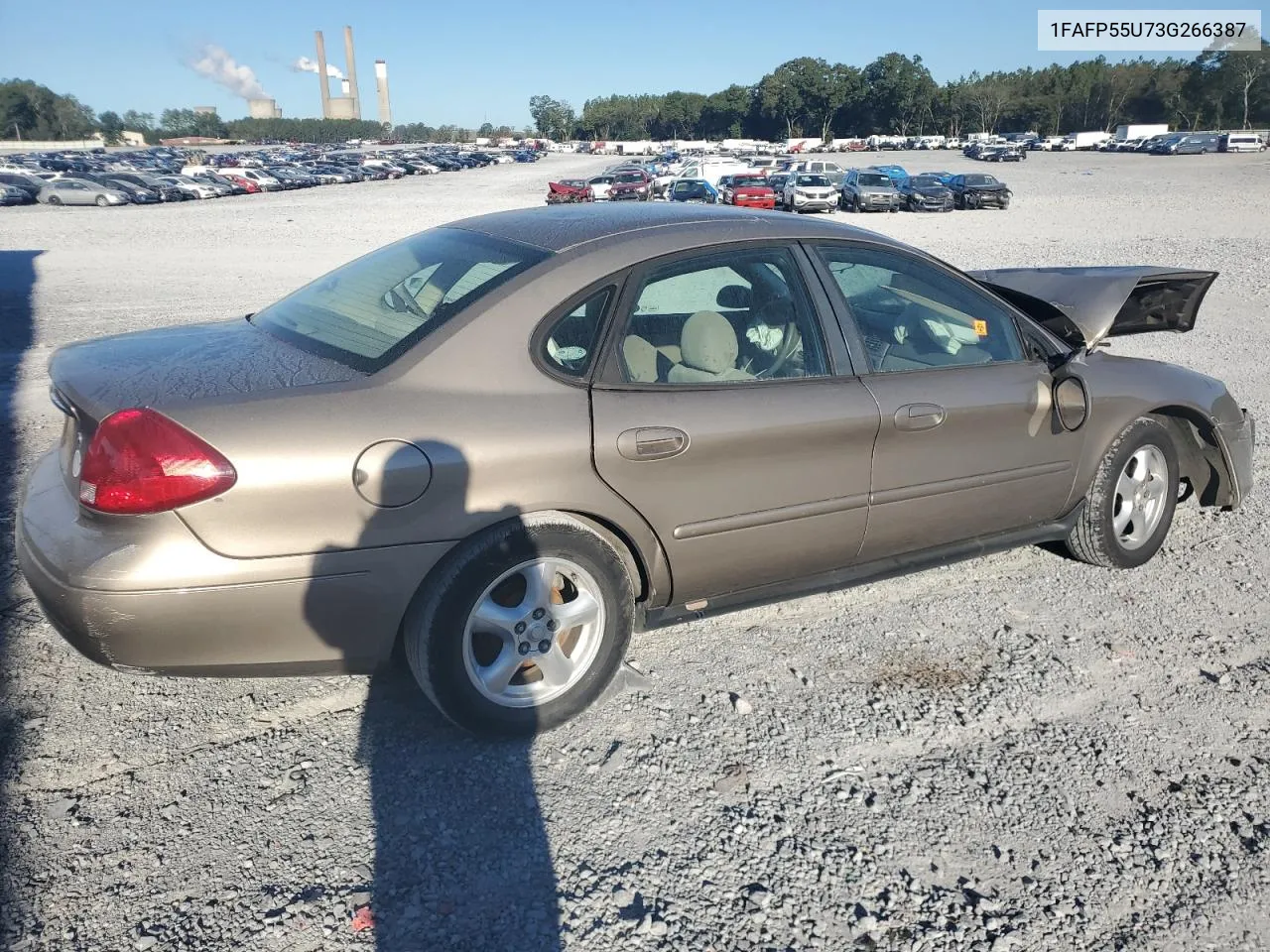 2003 Ford Taurus Ses VIN: 1FAFP55U73G266387 Lot: 75676814