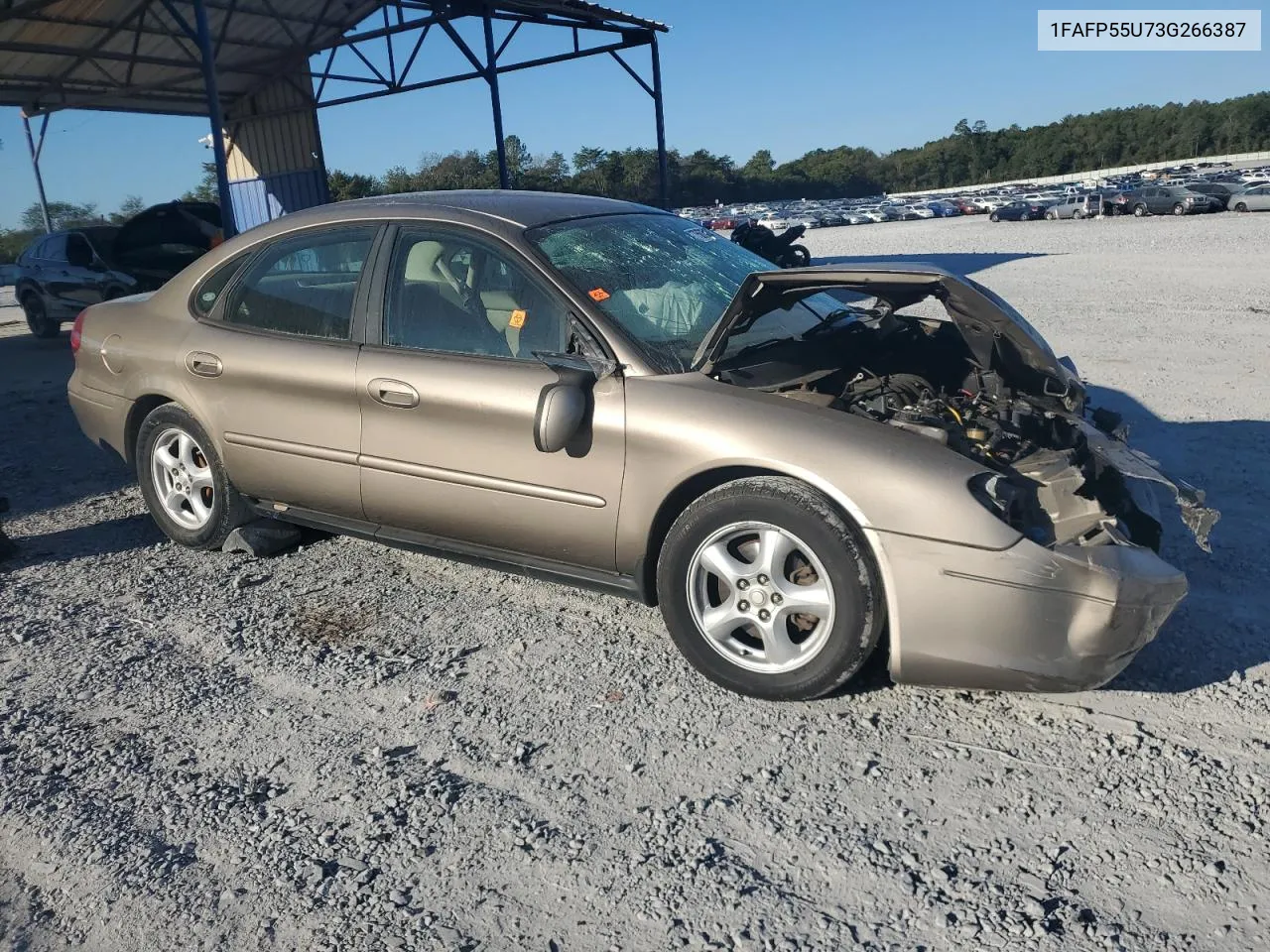 2003 Ford Taurus Ses VIN: 1FAFP55U73G266387 Lot: 75676814