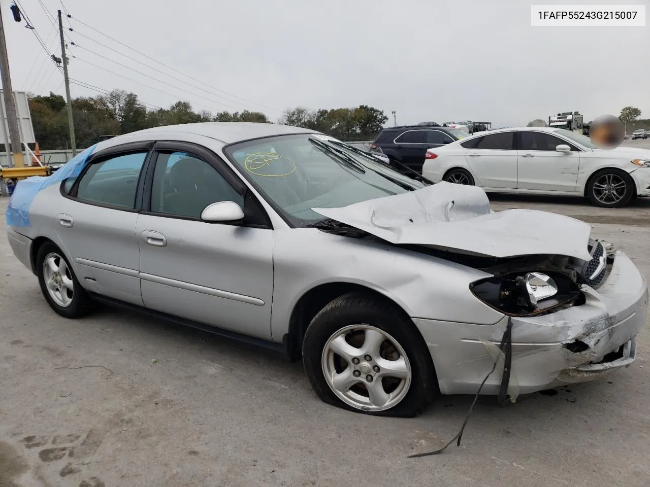 1FAFP55243G215007 2003 Ford Taurus Ses