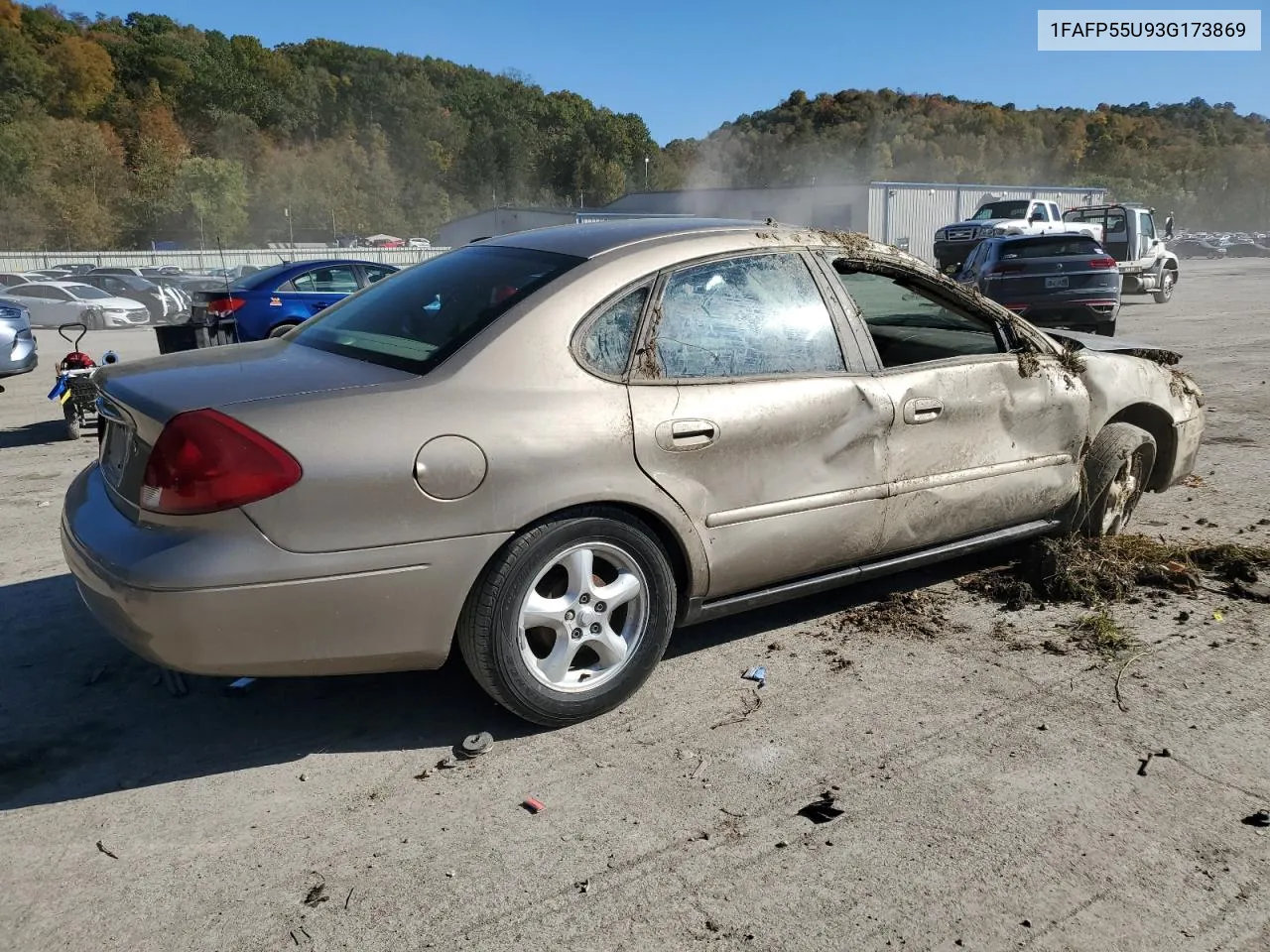 2003 Ford Taurus Ses VIN: 1FAFP55U93G173869 Lot: 76449304