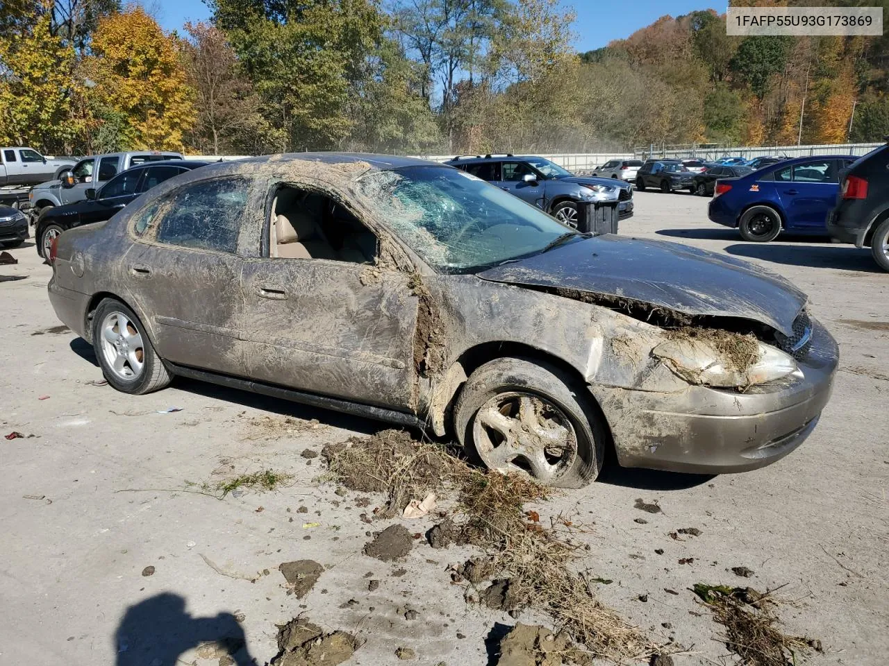 2003 Ford Taurus Ses VIN: 1FAFP55U93G173869 Lot: 76449304