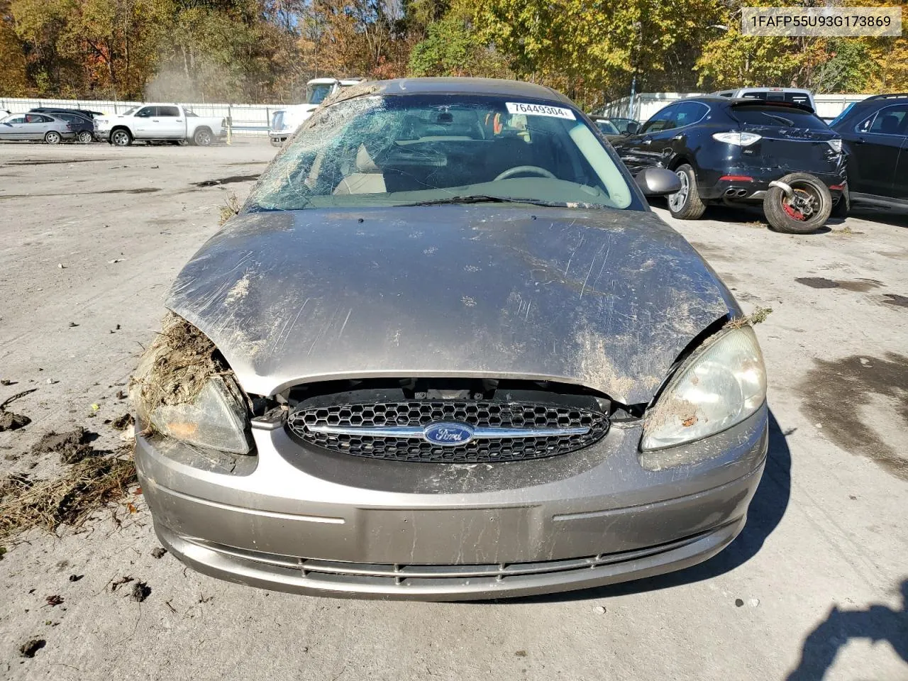 2003 Ford Taurus Ses VIN: 1FAFP55U93G173869 Lot: 76449304