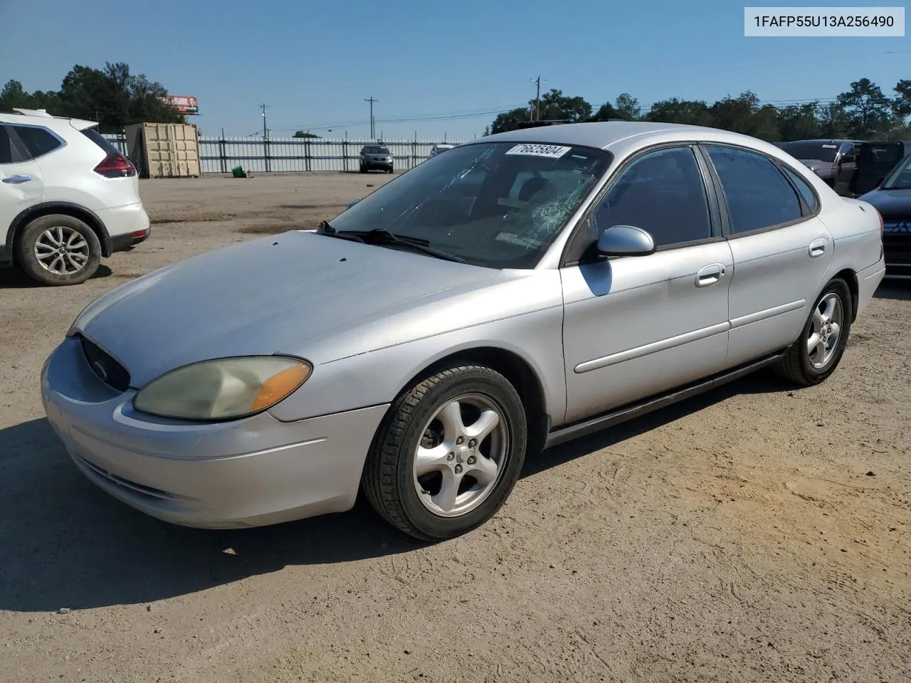 2003 Ford Taurus Ses VIN: 1FAFP55U13A256490 Lot: 76625804