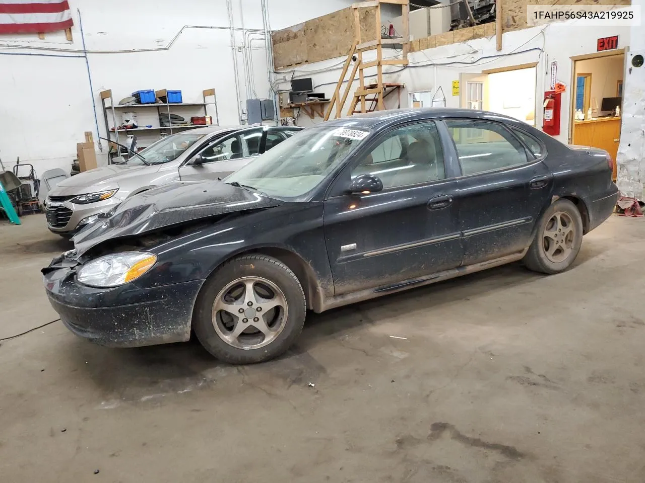 2003 Ford Taurus Sel VIN: 1FAHP56S43A219925 Lot: 76978824