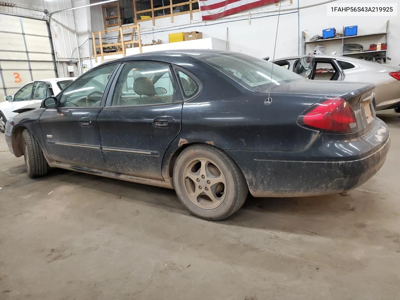 2003 Ford Taurus Sel VIN: 1FAHP56S43A219925 Lot: 76978824