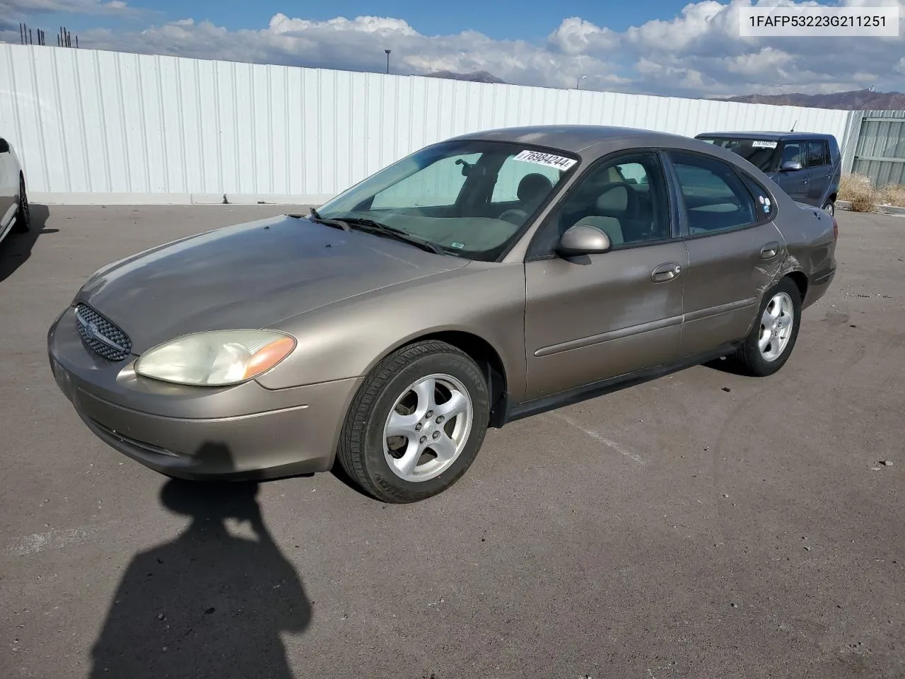 2003 Ford Taurus Se VIN: 1FAFP53223G211251 Lot: 76984244