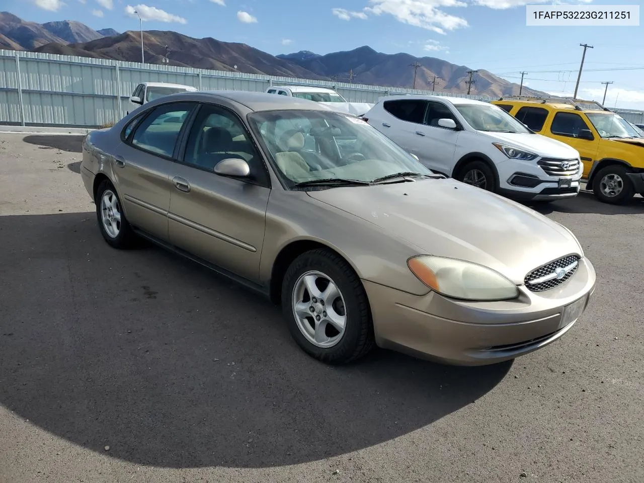 2003 Ford Taurus Se VIN: 1FAFP53223G211251 Lot: 76984244