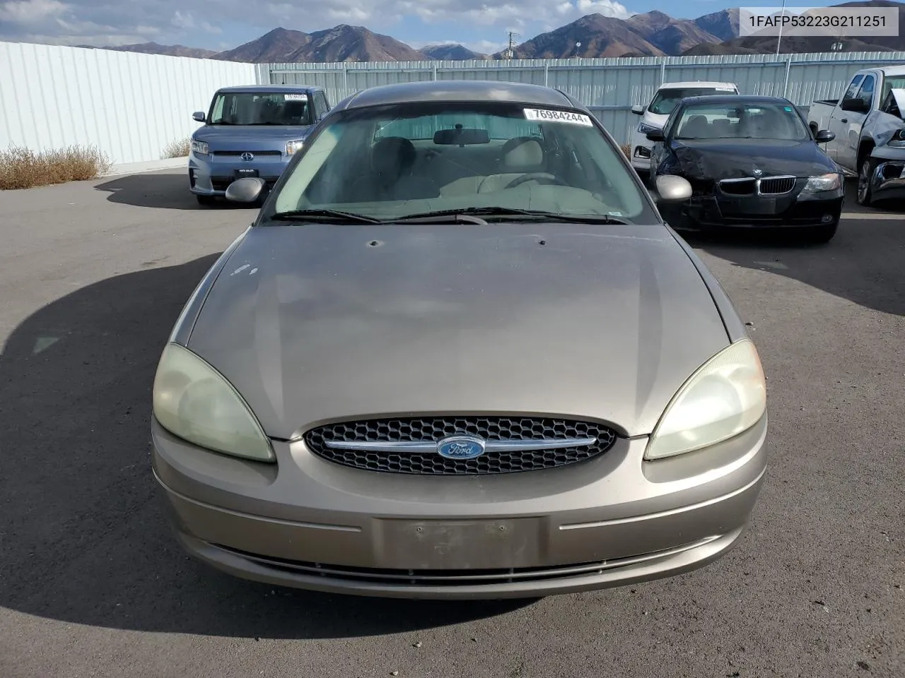 2003 Ford Taurus Se VIN: 1FAFP53223G211251 Lot: 76984244