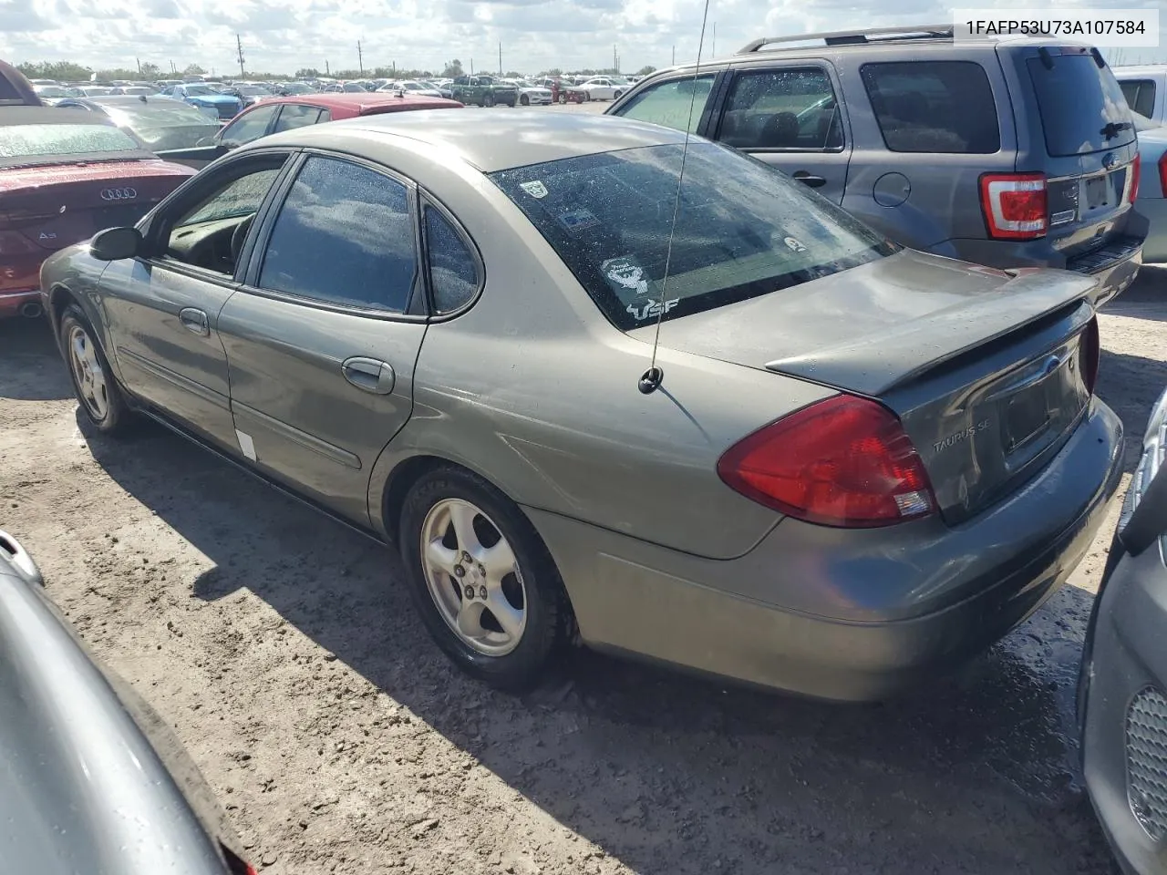 2003 Ford Taurus Se VIN: 1FAFP53U73A107584 Lot: 77907894