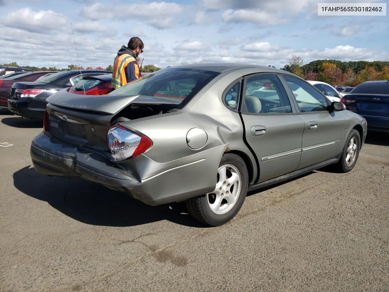 2003 Ford Taurus Sel VIN: 1FAHP56S53G182462 Lot: 78631554