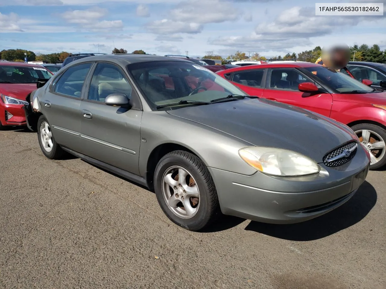 2003 Ford Taurus Sel VIN: 1FAHP56S53G182462 Lot: 78631554