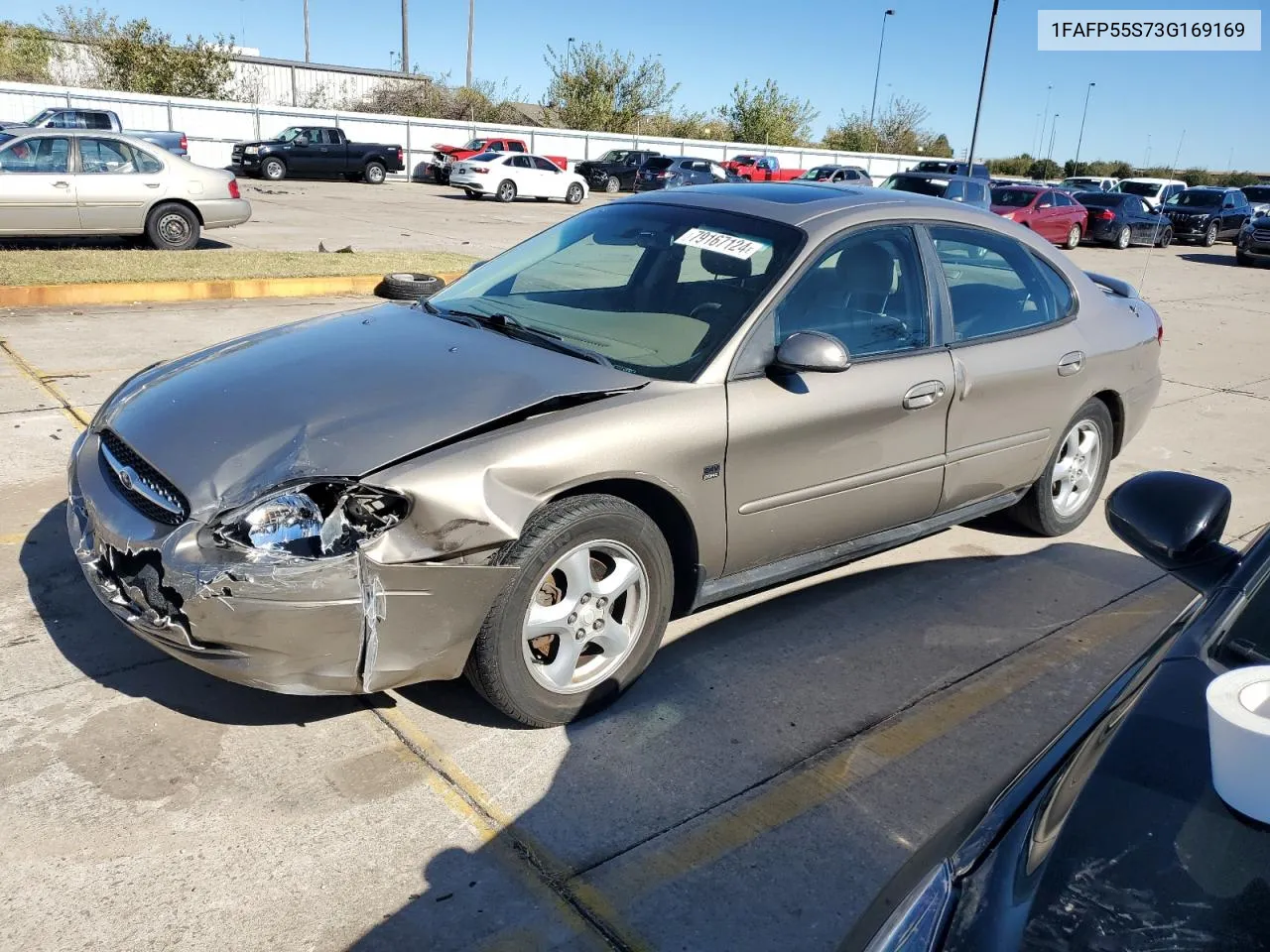 2003 Ford Taurus Ses VIN: 1FAFP55S73G169169 Lot: 79167124