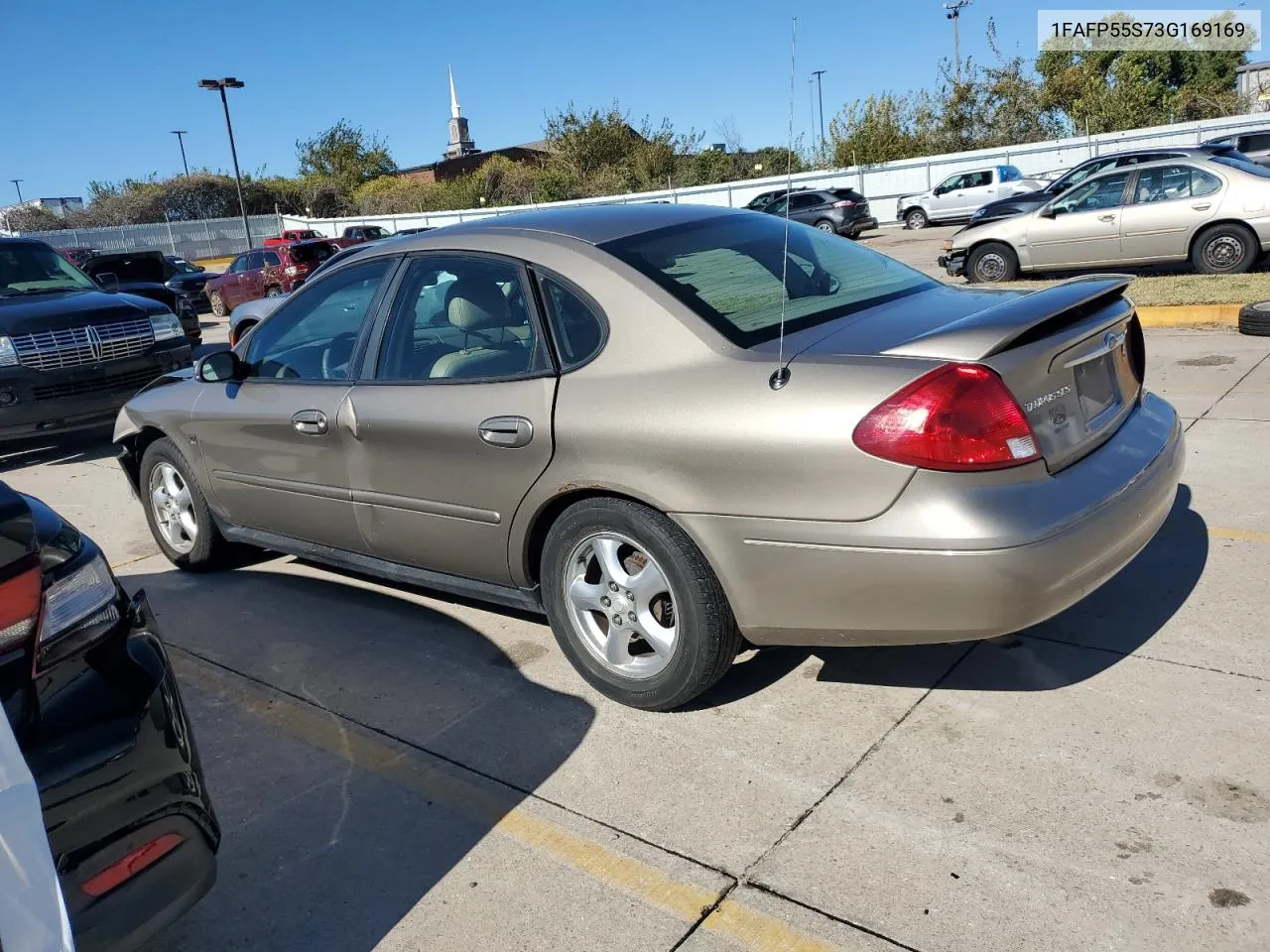 2003 Ford Taurus Ses VIN: 1FAFP55S73G169169 Lot: 79167124