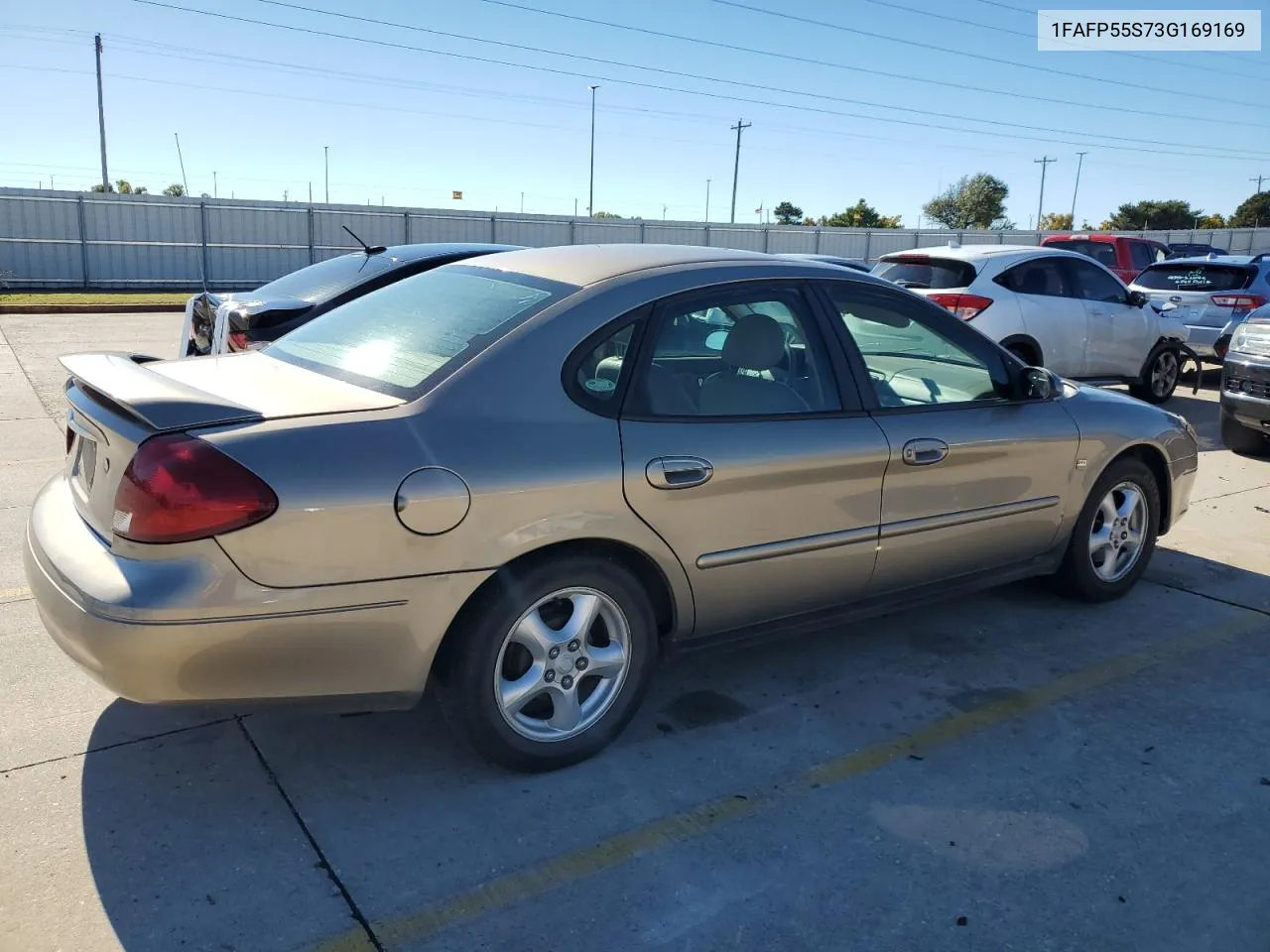 2003 Ford Taurus Ses VIN: 1FAFP55S73G169169 Lot: 79167124