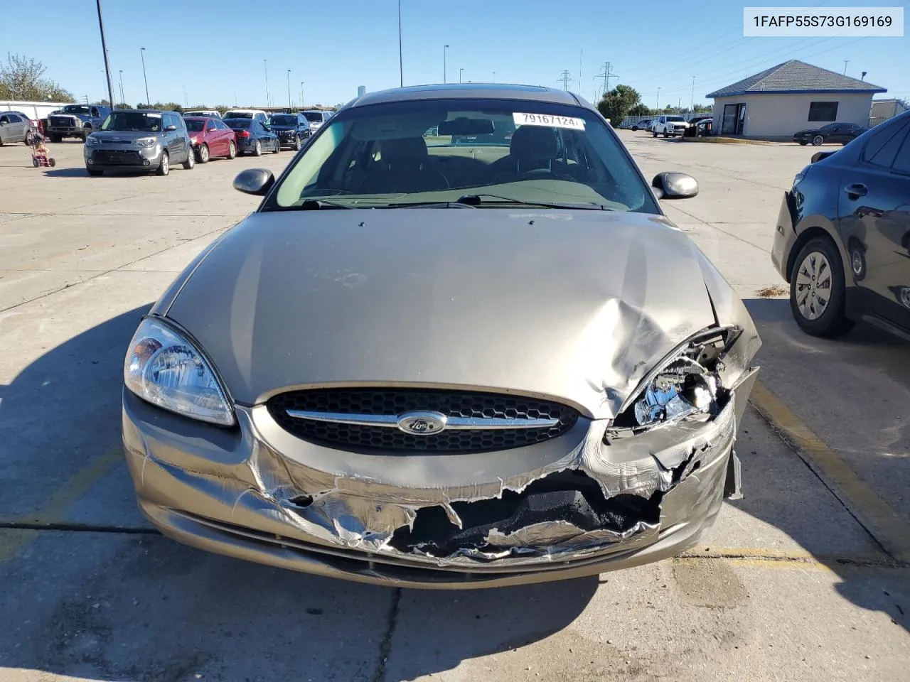 2003 Ford Taurus Ses VIN: 1FAFP55S73G169169 Lot: 79167124