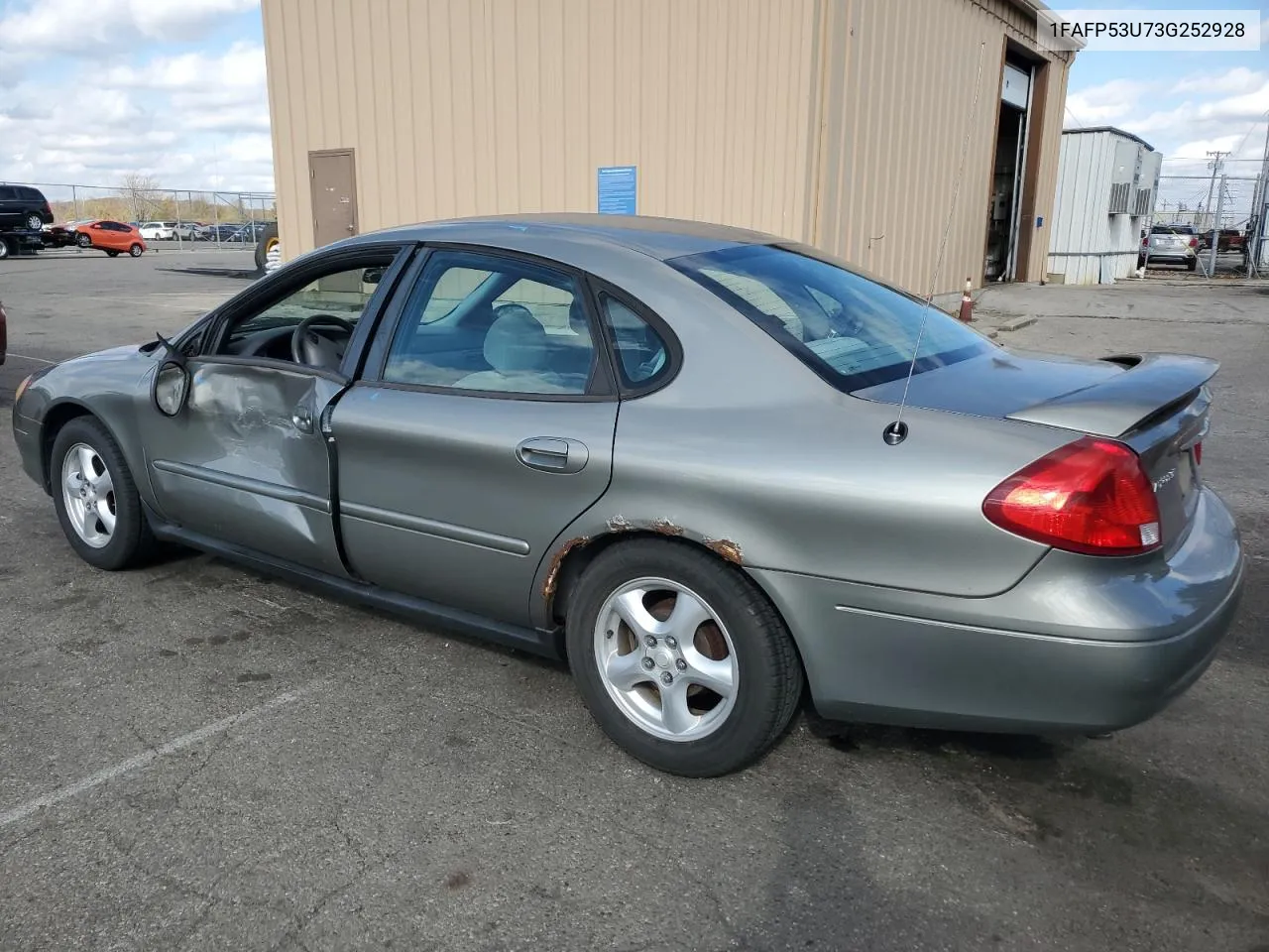 2003 Ford Taurus Se VIN: 1FAFP53U73G252928 Lot: 79231694