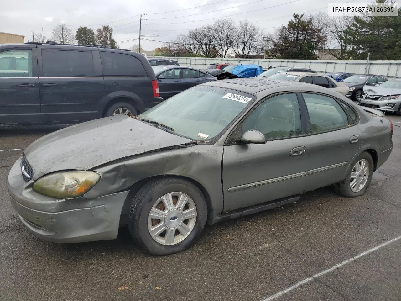 2003 Ford Taurus Sel VIN: 1FAHP56S73A126395 Lot: 79544274