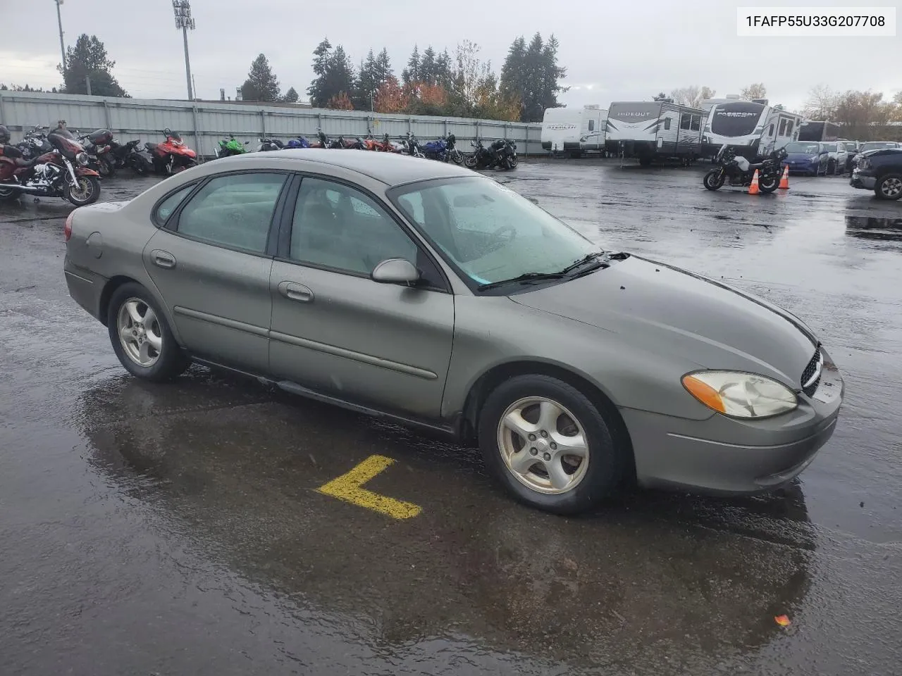 2003 Ford Taurus Ses VIN: 1FAFP55U33G207708 Lot: 80578284