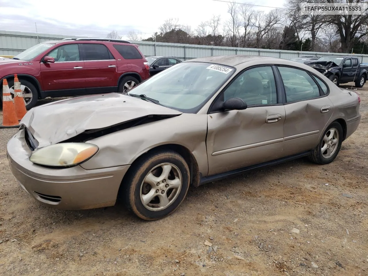 2004 Ford Taurus Ses VIN: 1FAFP55UX4A115533 Lot: 41085254