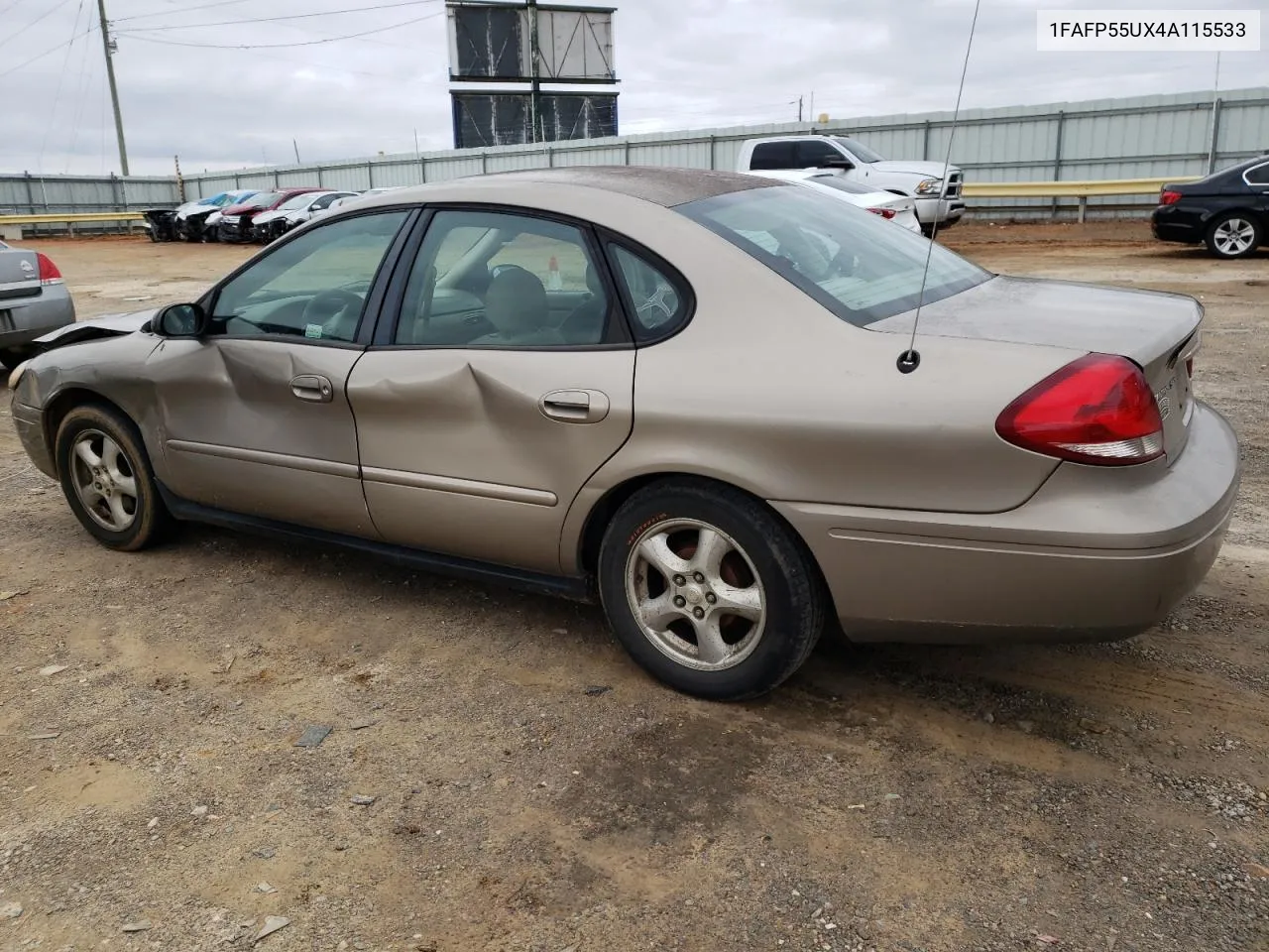 2004 Ford Taurus Ses VIN: 1FAFP55UX4A115533 Lot: 41085254