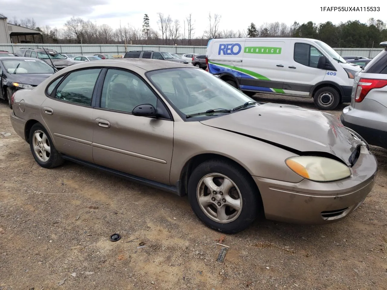 2004 Ford Taurus Ses VIN: 1FAFP55UX4A115533 Lot: 41085254